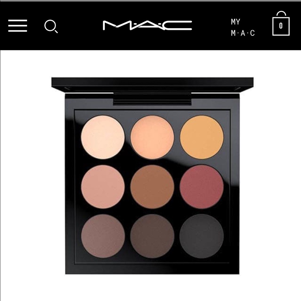 MAC Cosmetics Eyeshadow X 9: Semi-Sweet Times Nine
